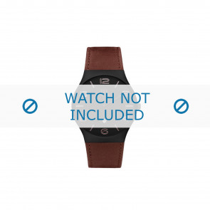 Bracelet de montre Danish Design IQ29Q1106 Cuir Brun 24mm