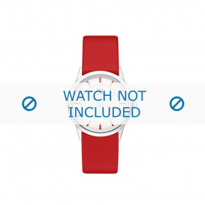 Bracelet de montre Danish Design IV24Q1103 Cuir Rouge 16mm