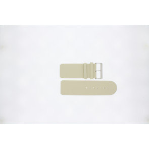 Jacques Lemans bracelet de montre DC218 / BE Cuir Beige 26mm
