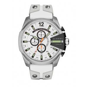 Bracelet de montre Diesel DZ4454 Cuir Blanc 26mm