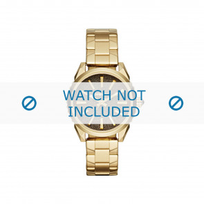 Diesel bracelet de montre DZ5474 Métal Plaqué or 18mm