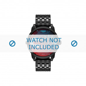 Bracelet de montre Diesel DZ7340 Acier Noir 22mm