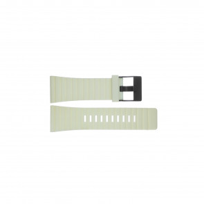 Bracelet de montre Diesel DZ1335 Silicone Blanc 29mm