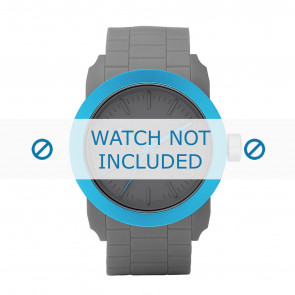 Bracelet de montre Diesel DZ1458 Silicone Gris 24mm