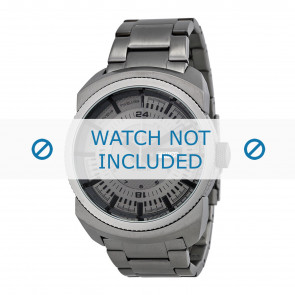 Diesel bracelet de montre DZ1472 Acier inoxydable Gris 26mm