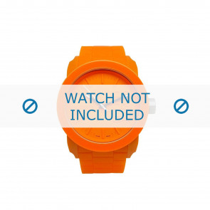 Bracelet de montre Diesel DZ1534 Silicone Orange 24mm