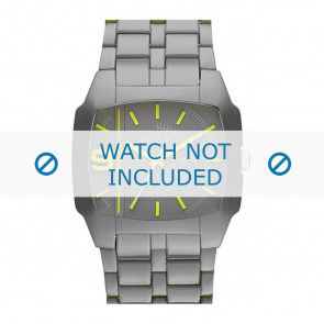 Diesel bracelet de montre DZ1552 Plastique Gris 21mm