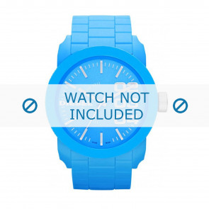 Bracelet de montre Diesel DZ1571 Silicone Bleu 23mm