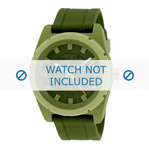 Bracelet de montre Diesel DZ1594 Silicone Vert 24mm