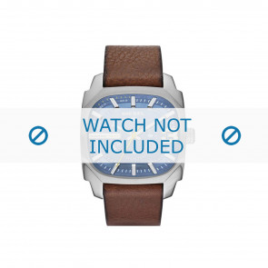 Bracelet de montre Diesel DZ1654 Cuir Brun 24mm