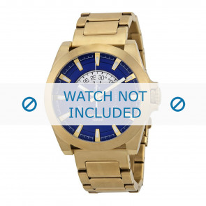 Diesel bracelet de montre DZ1663 Acier inoxydable Or 24mm
