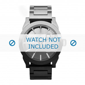 Diesel bracelet de montre DZ1679 Acier inoxydable Bicolore 24mm