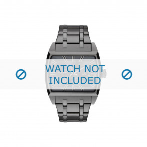 Diesel bracelet de montre DZ1706 Acier inoxydable Gris 30mm
