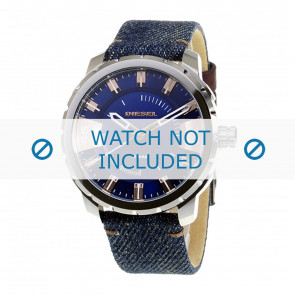 Diesel bracelet de montre DZ1722 Textile Bleu 20mm