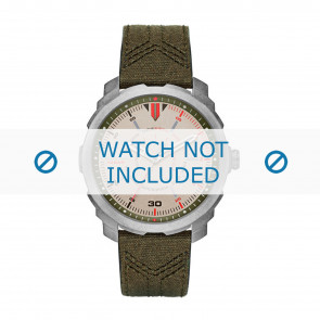 Bracelet de montre Diesel DZ1735 Toile Vert 22mm