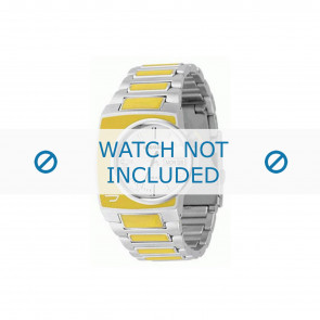 Diesel bracelet de montre DZ4068 Acier inoxydable Argent 16mm
