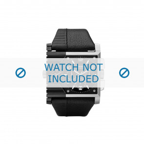 Diesel bracelet de montre DZ4185 Cuir Noir 37mm