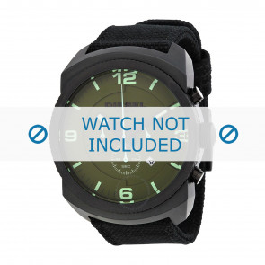 Bracelet de montre Diesel DZ4194 Textile Noir 26mm
