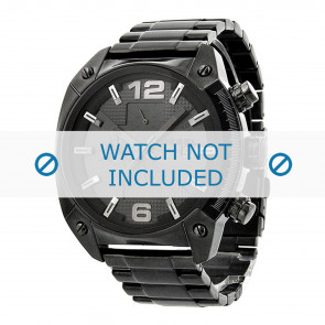 Bracelet de montre Diesel DZ4224 Acier Gris anthracite 24mm