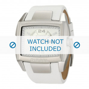 Bracelet de montre Diesel DZ4247 Cuir Blanc 16mm