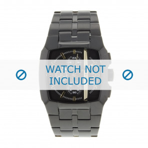 Diesel bracelet de montre DZ4259 Métal Noir 31mm