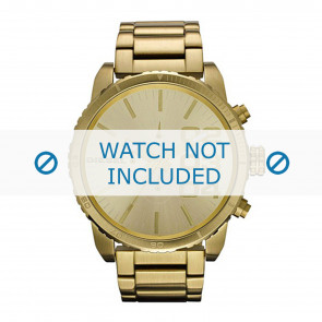 Diesel bracelet de montre DZ4268 Acier inoxydable Or 26mm