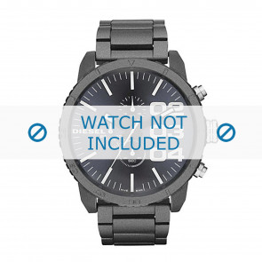 Bracelet de montre Diesel DZ4269 Aluminium Gris anthracite 26mm