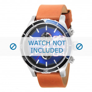 Bracelet de montre Diesel DZ4322 Cuir Brun clair 24mm