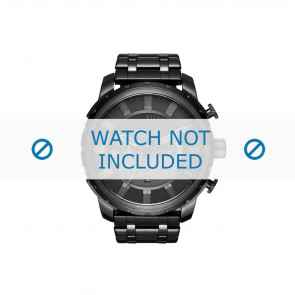 Diesel bracelet de montre DZ4349 Acier inoxydable Noir 26mm