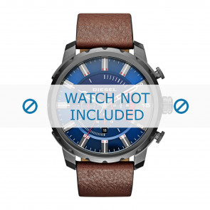 Diesel bracelet de montre DZ4366 Cuir Brun 24mm 