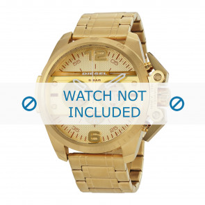 Diesel bracelet de montre DZ4377 Acier inoxydable Or 24mm