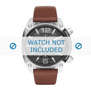 Bracelet de montre Diesel DZ4381 / DZ1910 Cuir Brun 24mm