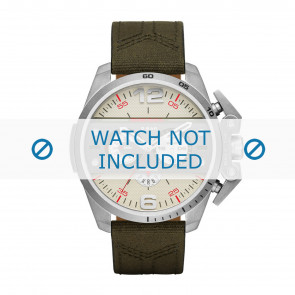 Bracelet de montre Diesel DZ4389 Toile Vert 24mm