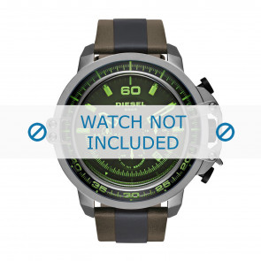 Bracelet de montre Diesel DZ4407 Cuir Brun 24mm