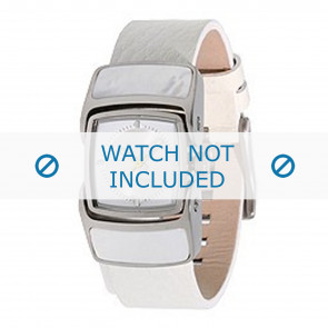 Diesel bracelet de montre DZ5039 Cuir Blanc 16mm 