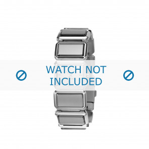 Diesel bracelet de montre DZ5157 Acier inoxydable Argent 25mm