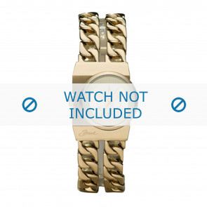 Diesel bracelet de montre DZ5248 Acier inoxydable Or 21mm