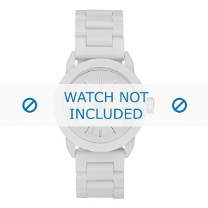 Diesel bracelet de montre DZ5262 Silicone Blanc 20mm