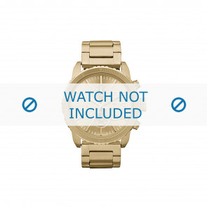 Diesel bracelet de montre DZ5302 Métal Or 22mm