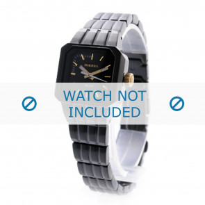 Diesel bracelet de montre DZ5315 Acier inoxydable Noir 12mm