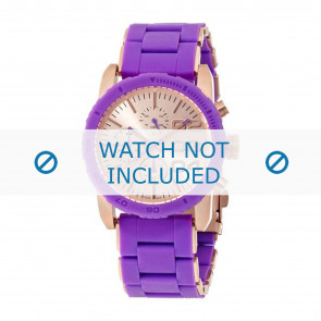Diesel bracelet de montre DZ5361 Silicone Pourpre 22mm