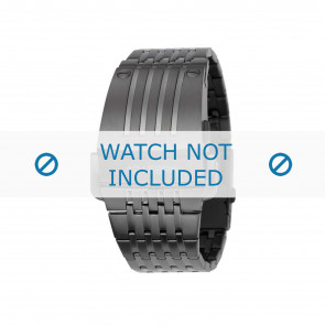 Diesel bracelet de montre DZ7111 Métal Noir 30mm