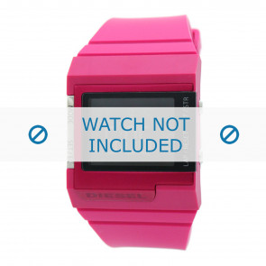 Diesel bracelet de montre DZ7133 Silicone Rose 23mm 