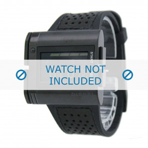 Diesel bracelet de montre DZ7145 Silicone Noir 26mm