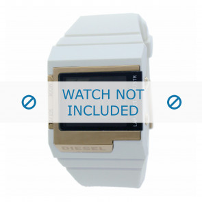 Diesel bracelet de montre DZ7149 Silicone Blanc 23mm