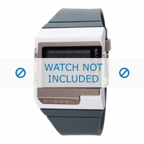 Diesel bracelet de montre DZ7183 Silicone Gris 23mm