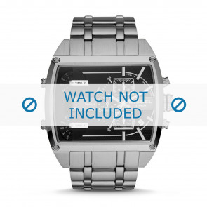 Diesel bracelet de montre DZ7324 Acier inoxydable Argent 30mm
