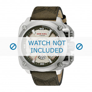 Bracelet de montre Diesel DZ7367 Cuir Vert 26mm