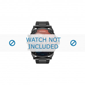 Diesel bracelet de montre DZ7395 Métal Noir 28mm