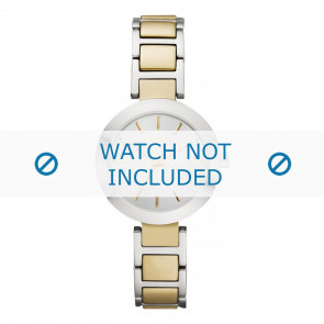DKNY bracelet de montre NY8747 Acier inoxydable Or 28mm
